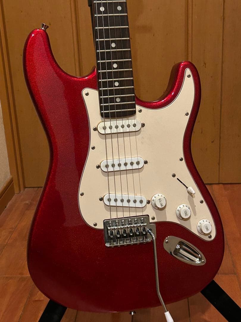 美品☆SELDER ST-16 ストラトタイプ　メタリックレッド　新品弦交換