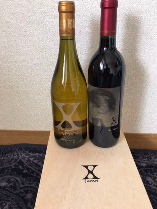 限定　X-JAPAN赤白ワインセット