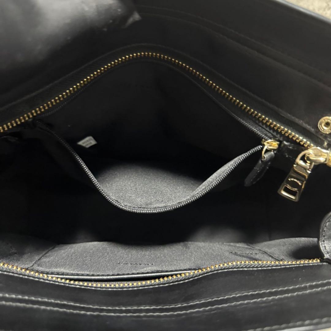 未使用級✨️コーチ 2way ショルダーバッグ スワッガー レザー シボ革 黒