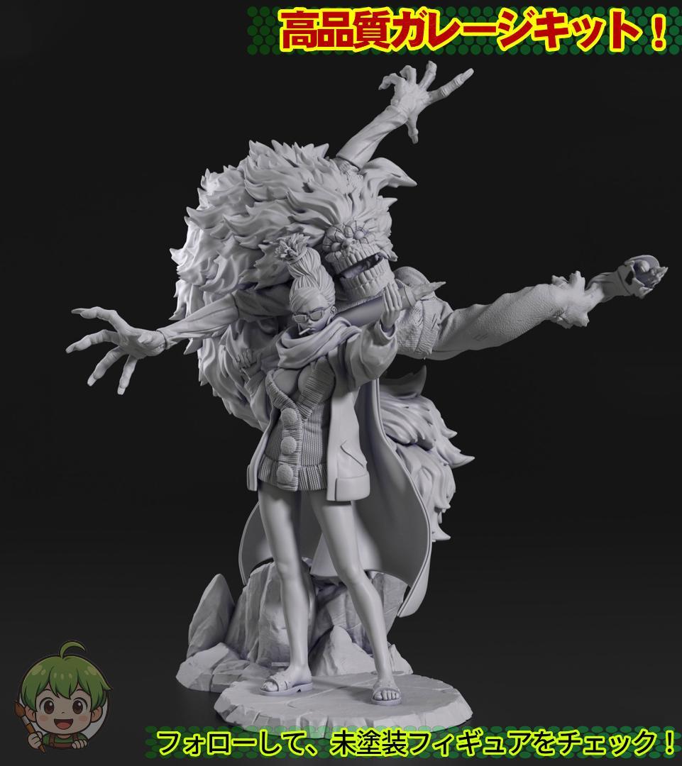 1/10　未塗装 未組立　フィギュア　ガレージキット　ダンダダン 綾瀬星子