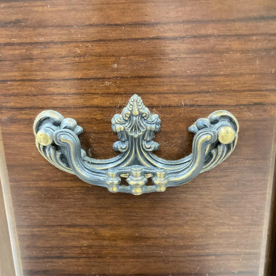 【カリモク】コロニアル　コーナーテレビボード　ローボード　テレビ台