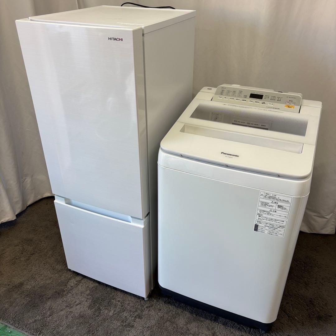 ★60　一人暮らしセット　冷蔵庫　洗濯機　8キロ　パナソニック　安い　設置無料