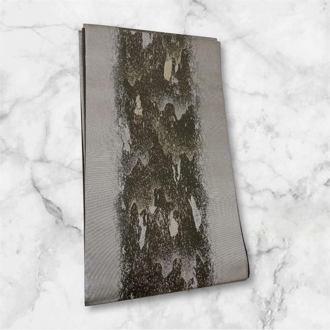 【年末セール！】高級SAGAFOX付 振袖 フルセット グレー 友禅 金駒刺繍