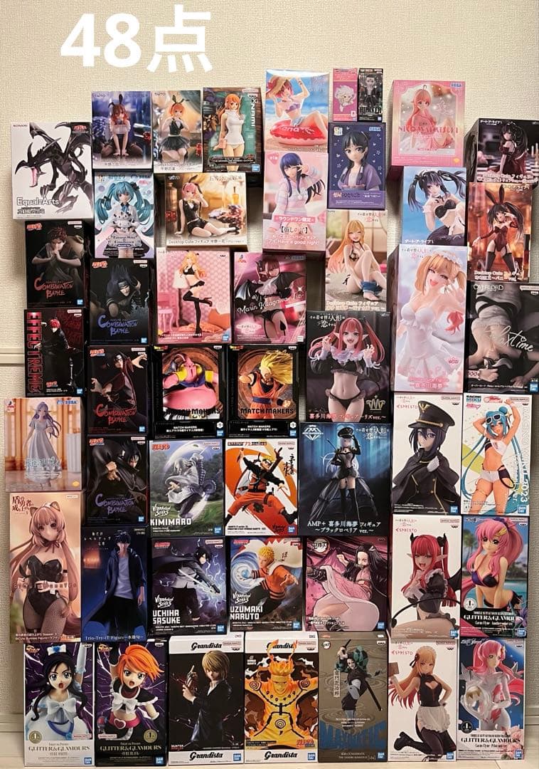 大量！　大人気アニメ　美少女系　プライズフィギュア　48点セット　まとめ売り
