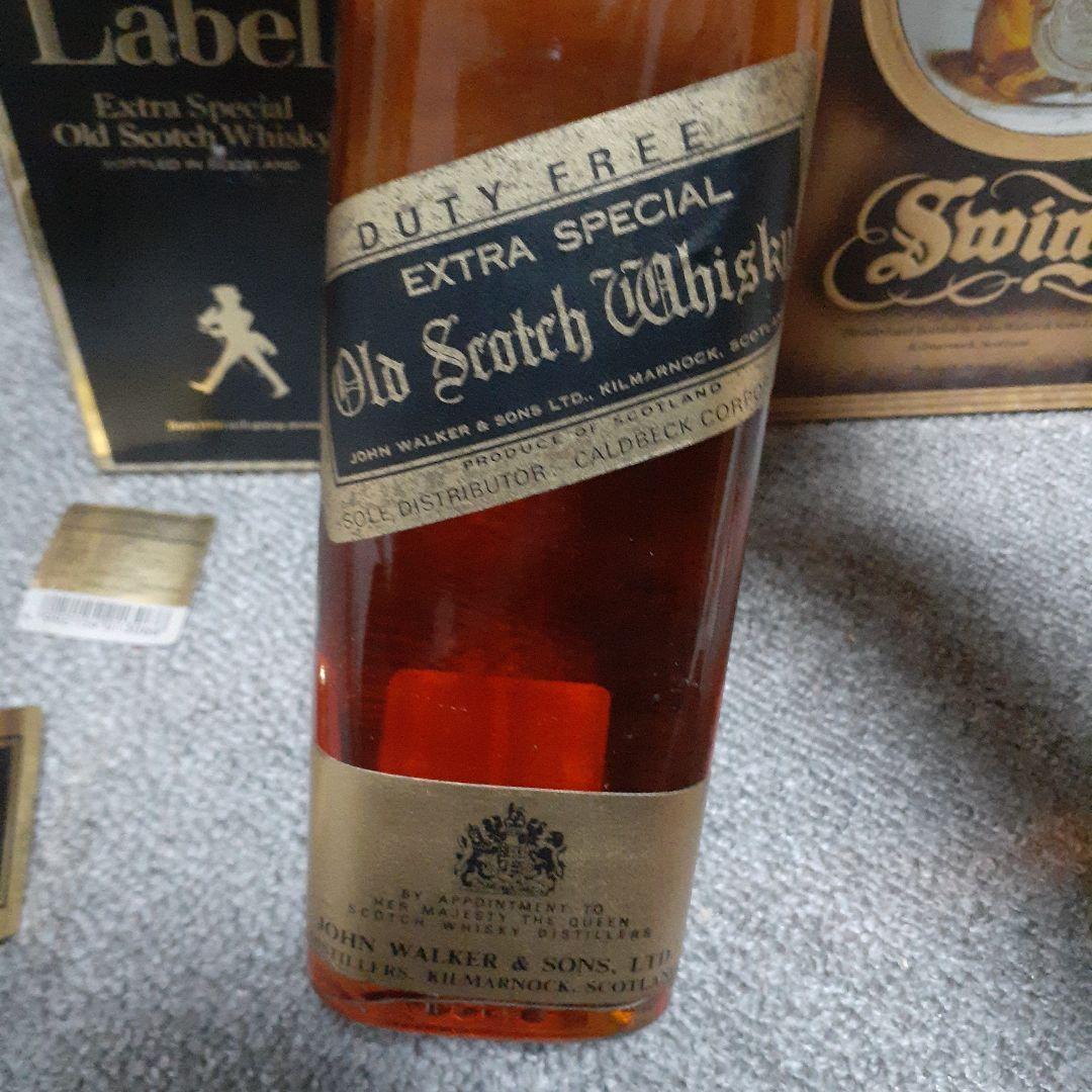 古酒　Johnnie Walker Black Label 12年 全4本セット