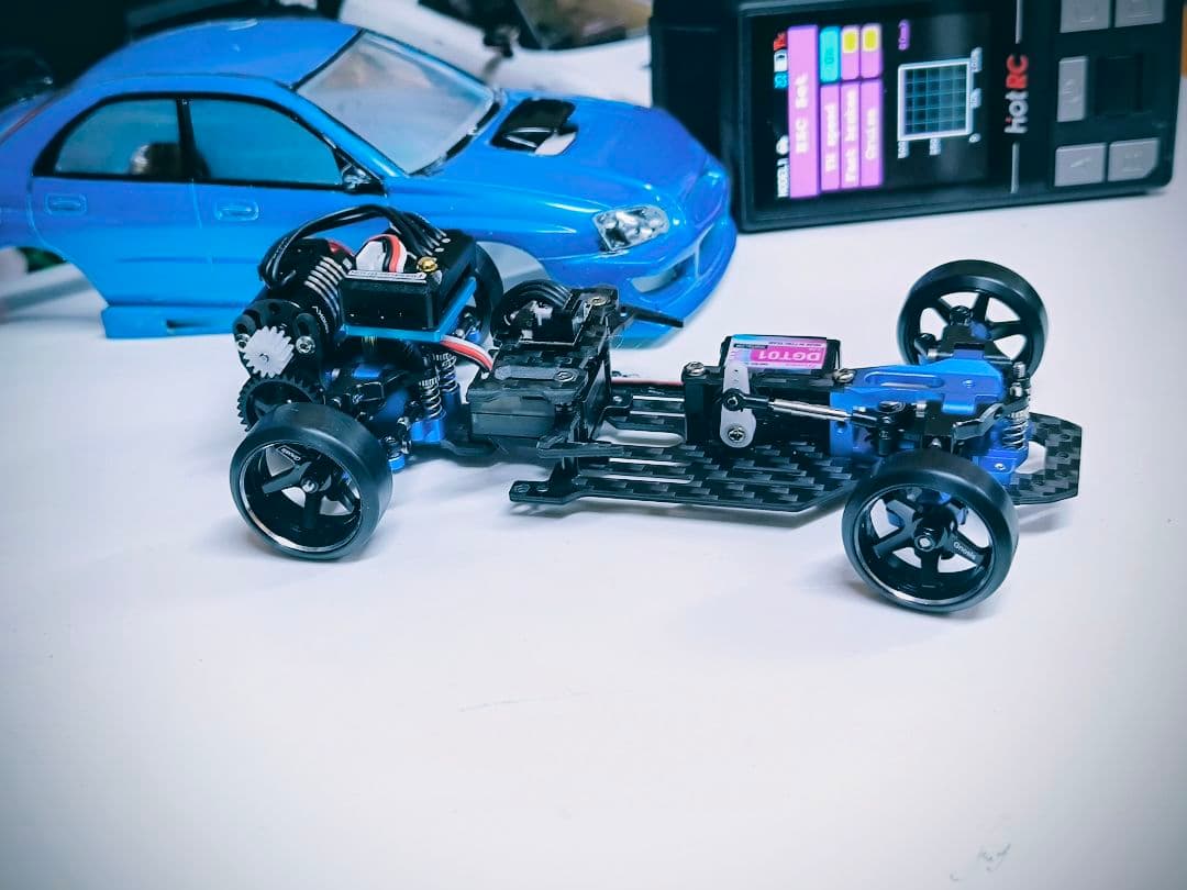 蚊車 ドリラジ タミヤ Subaru WRX STI RWD 1:24