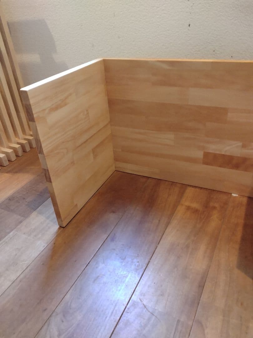 木製　ハンドメイド　オーダー　コの字　ベンチ　テレビ台　キヌカ　シェルフ