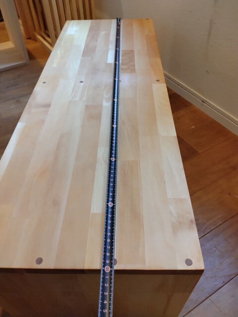 木製　ハンドメイド　オーダー　コの字　ベンチ　テレビ台　キヌカ　シェルフ