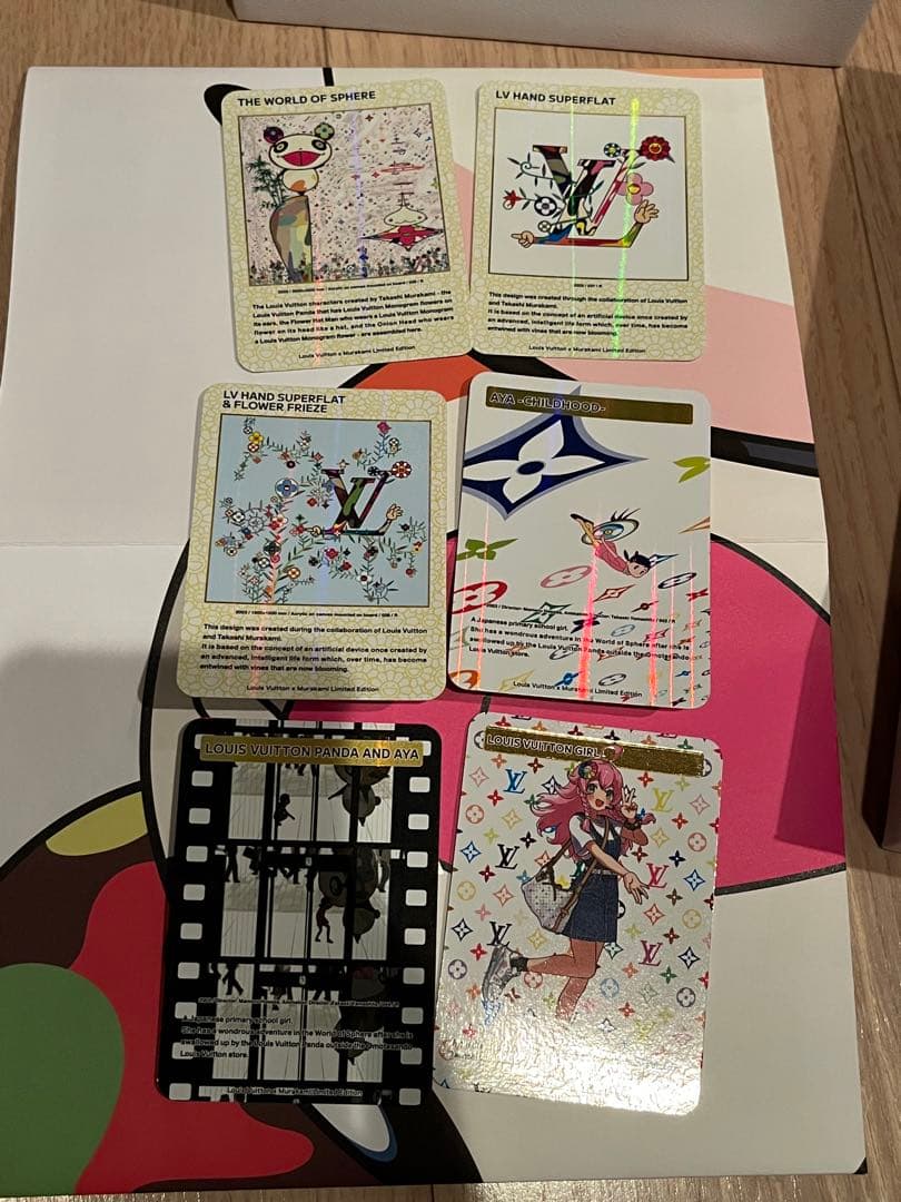 レア★ルイヴィトン×村上隆 コラボ トレーディングカード カードフォルダー