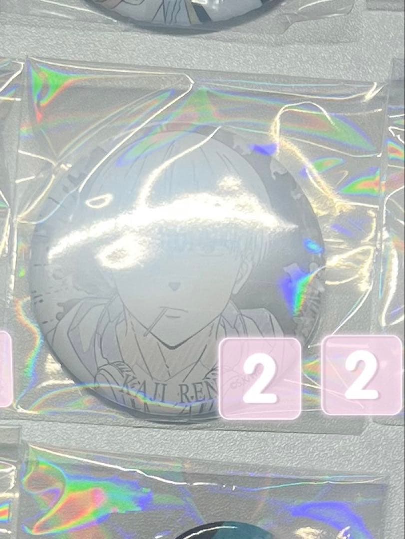 ウィンブレ　TSUTAYA 原画缶バッジ　梶蓮