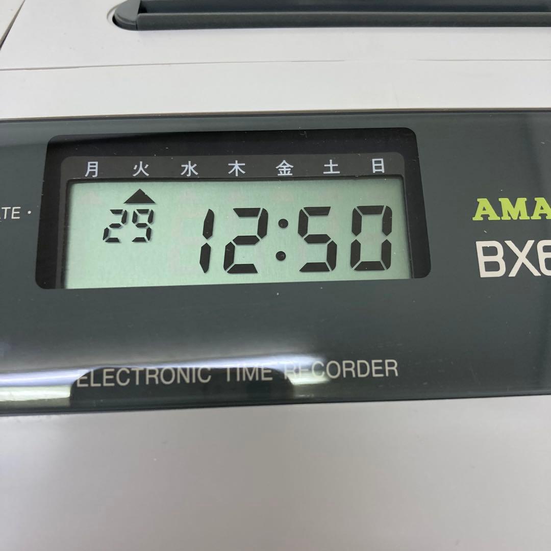 Y1015-49 BX6000 電子タイムレコーダー AMANO