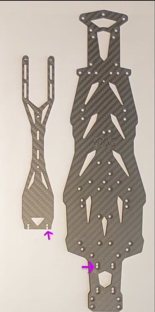 た　RD2.0 カーボンシャーシ RD2.0-MG　TTモーターマウント