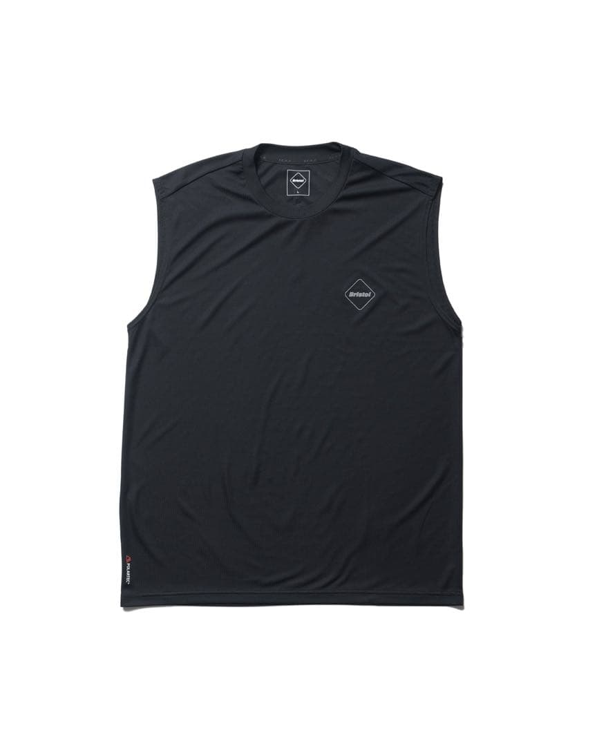 XXL FCRB POLARTEC POWER DRY N/S TOPブラック
