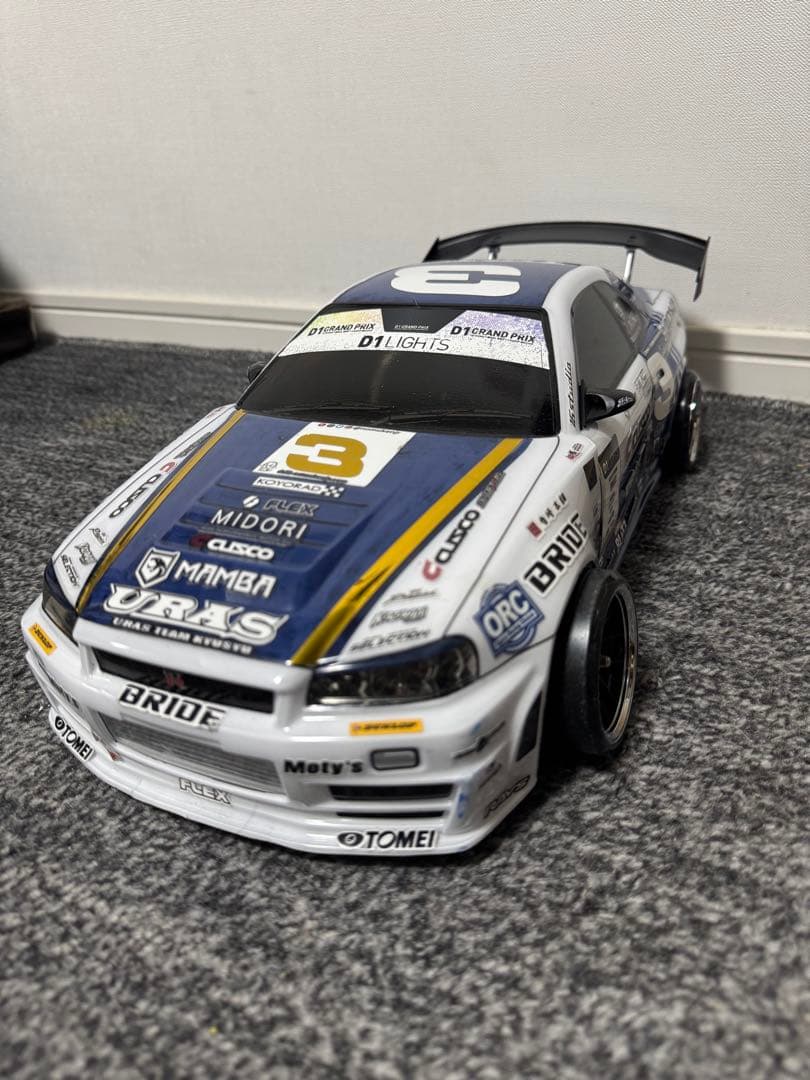 野村圭市ライツ仕様スカイラインR34GTR 1/10