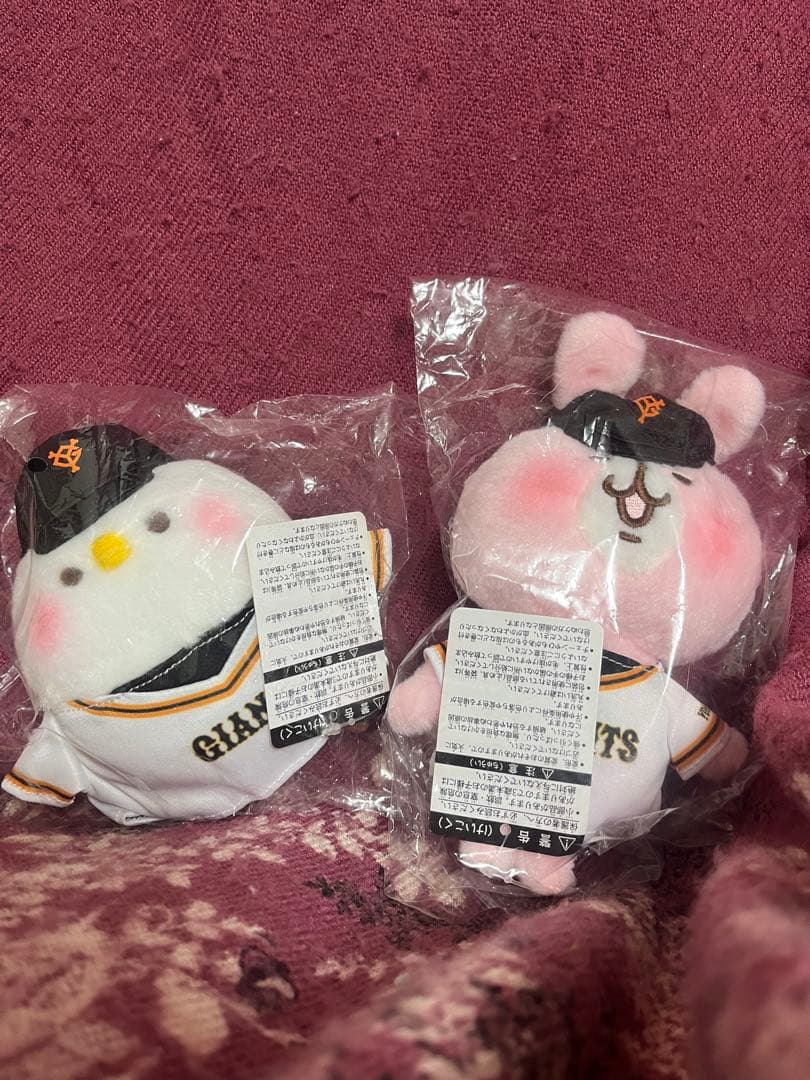 タグ付き　カナヘイ　かなへい　ジャイアンツ　巨人　ぬいぐるみ　マスコット