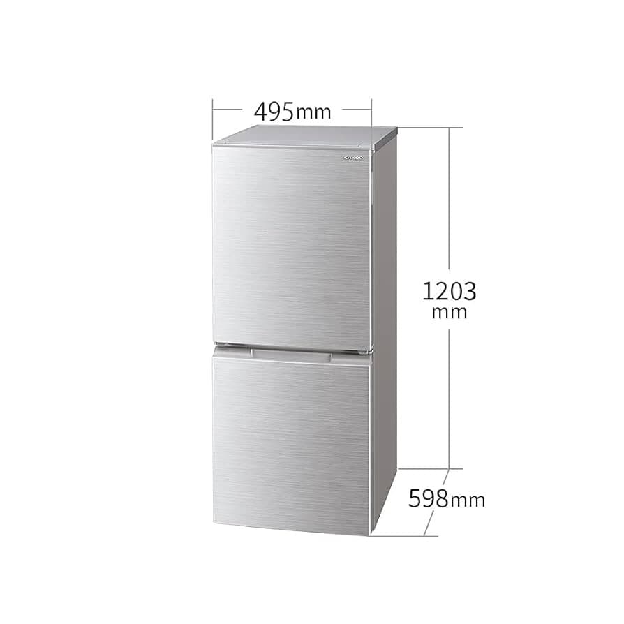 2021年製SHARP シャープ冷蔵庫 152L SJ-D15G-W
