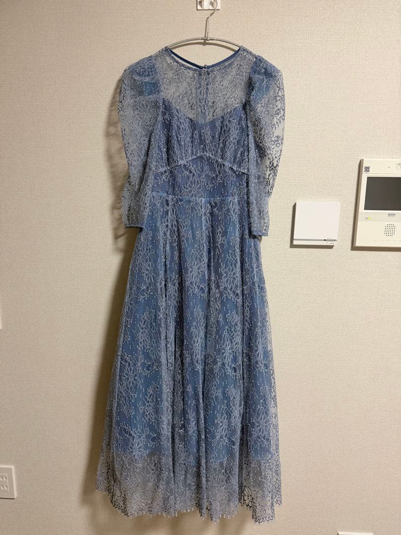 【美品】snidel パワーショルダー レース ドレス【お値下げ中】