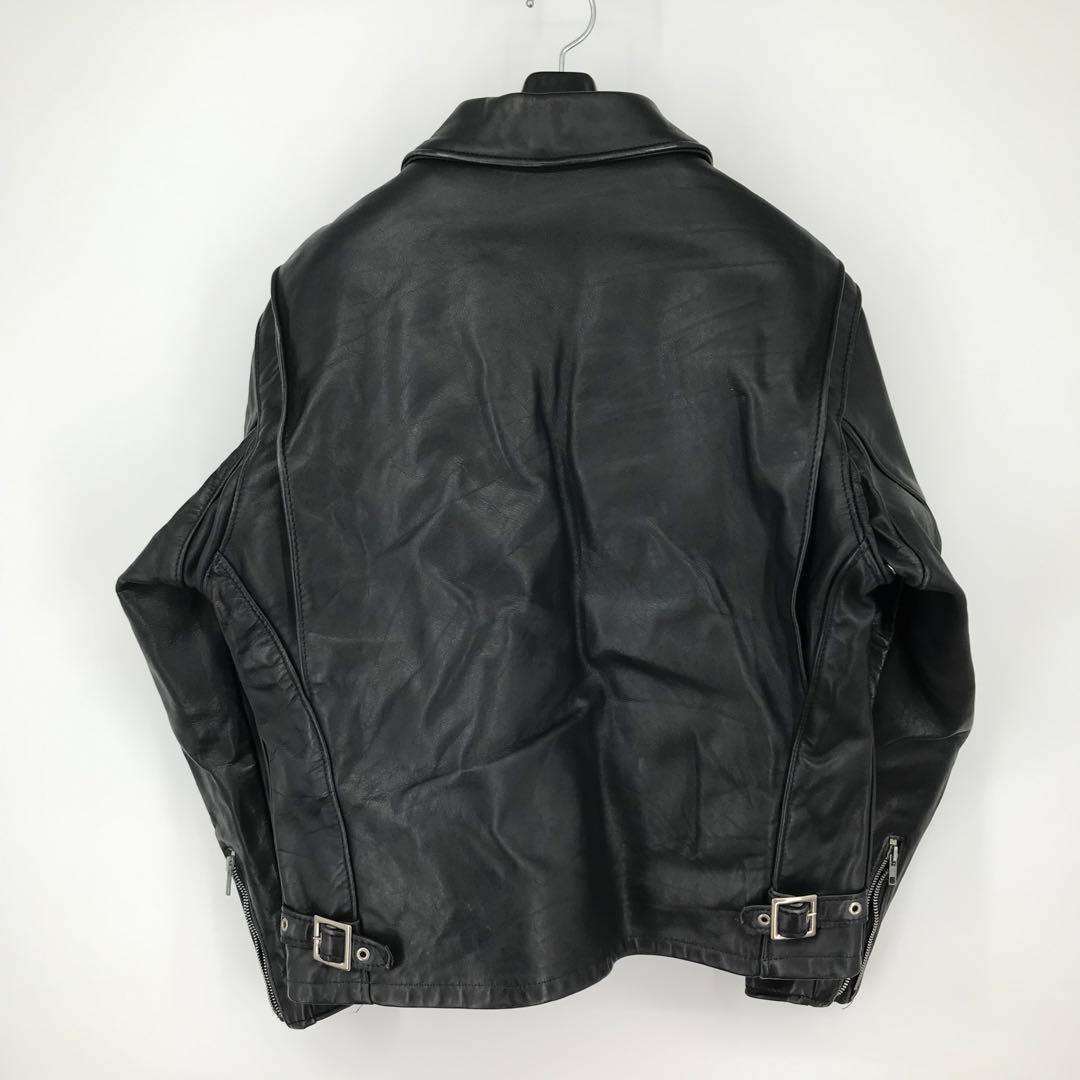 Schott 643　ライダースジャケット　42　ブラック　牛革