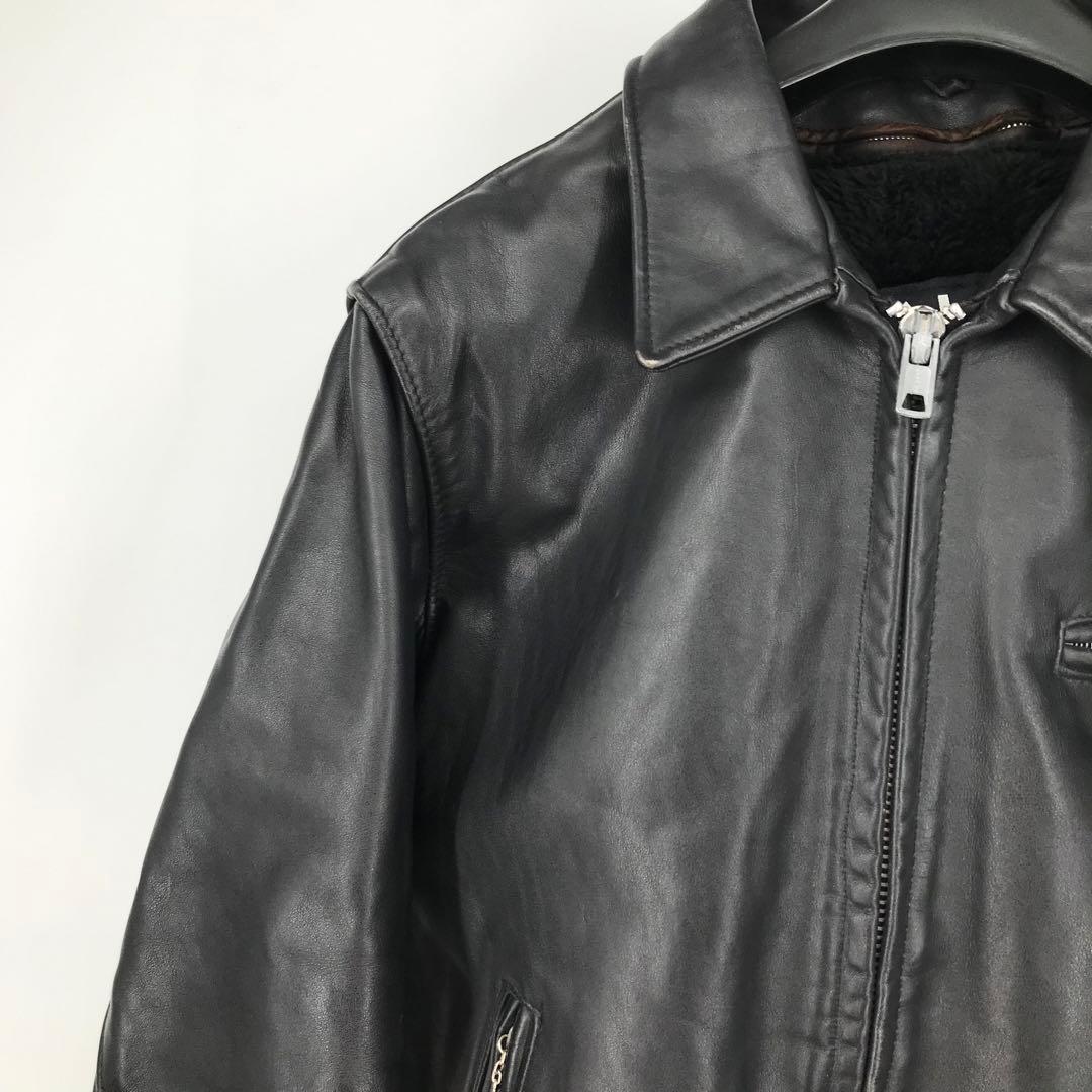 Schott 643　ライダースジャケット　42　ブラック　牛革