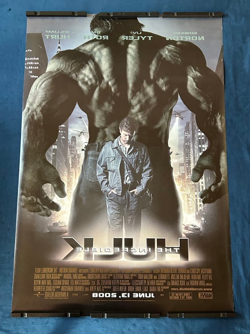 インクレディブル・ハルク　USオリジナル映画ポスター
