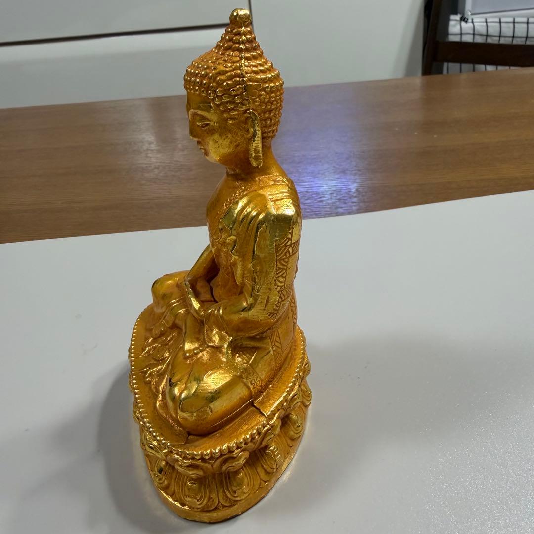 鎏金釈迦牟尼坐像　旧蔵