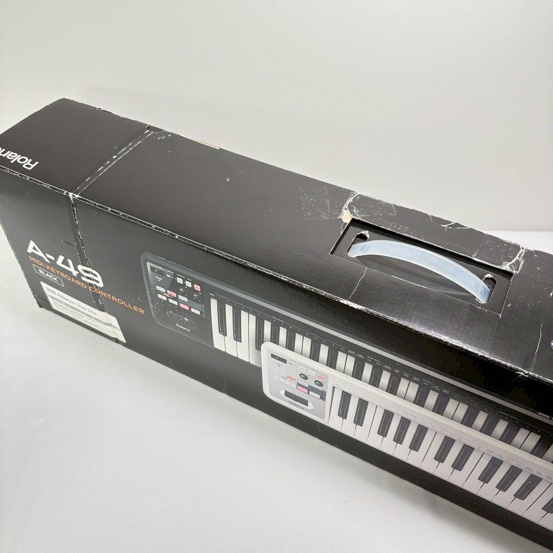 ローランド MIDIキーボードコントローラー A-49 ブラック 49鍵 BK