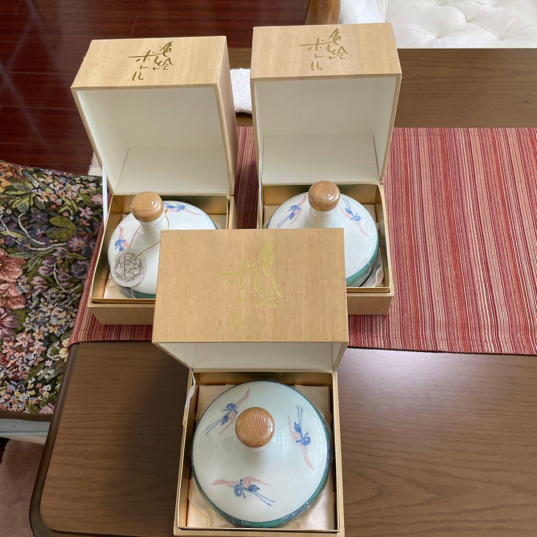 【未開栓】ニッカ　陶器　有田焼　色絵ボトル　ウイスキー　特級　ニッカウヰスキー