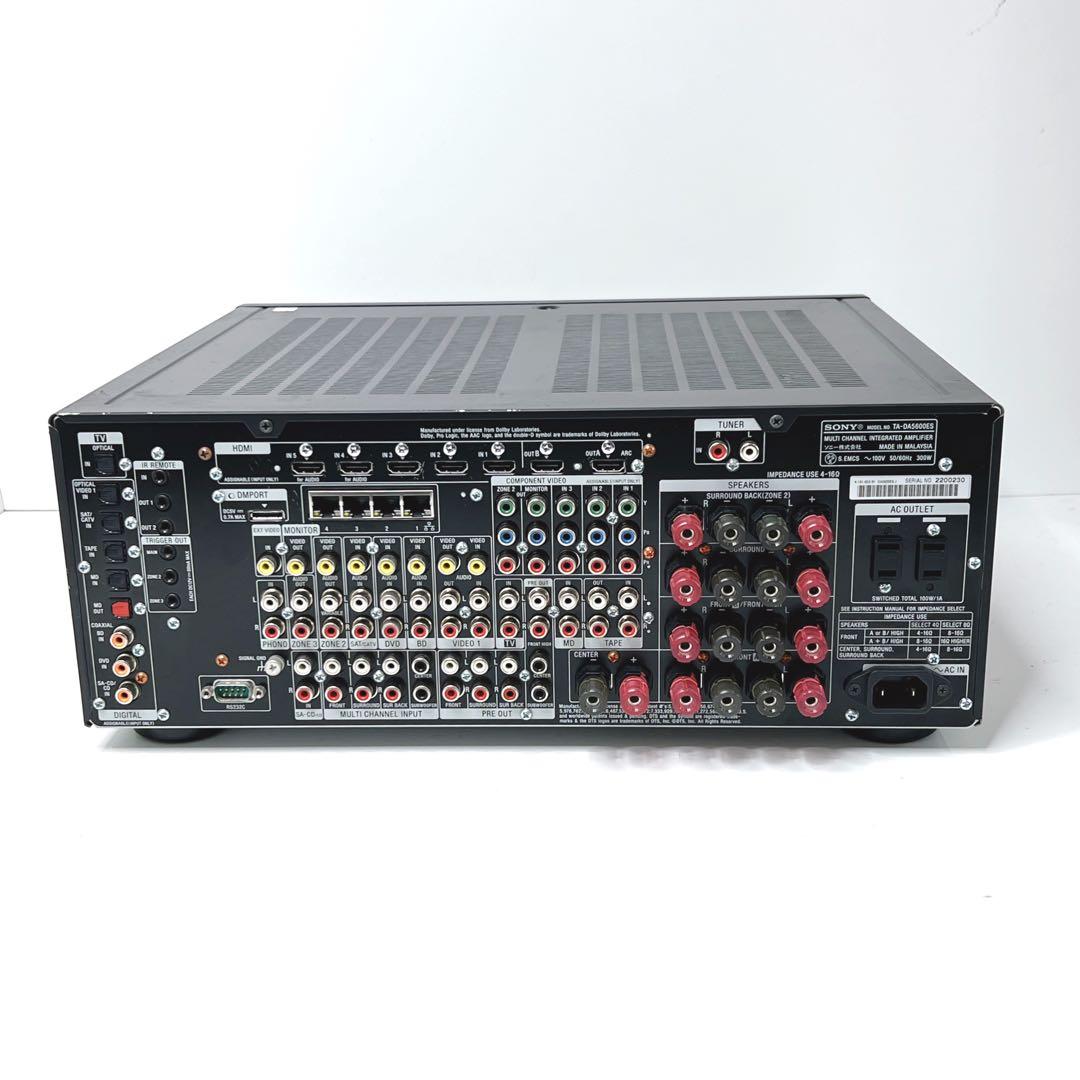 【良品】 SONY TA-DA5600ES AVアンプ　ハイエンド　ブラック
