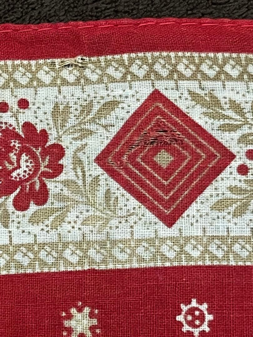 新年限定セール‼️スペシャル‼️ヴィンテージ バンダナ　ターキーレッド