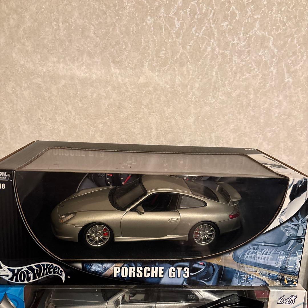 1/18 ポルシェ GT3 シルバー JADA ダイキャスト 美品 ケース入り