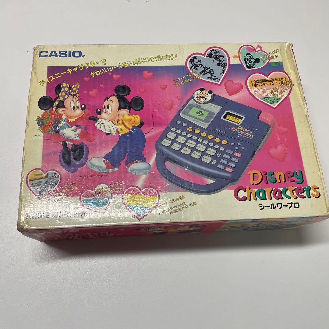 限定価格！CASIO ディズニーキャラクターズ シールワープロ お名前シール