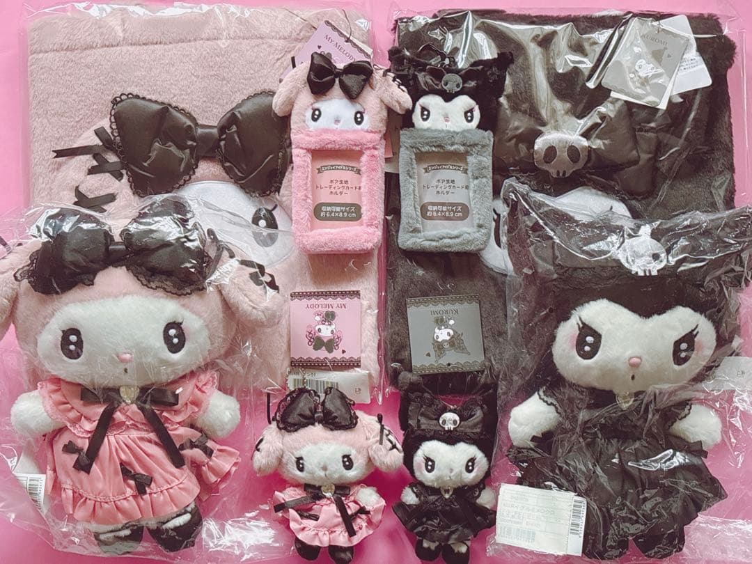 ♡サンリオ マイメロディ クロミ 真夜中のメロクロ マスコット ぬいぐるみ 他♡