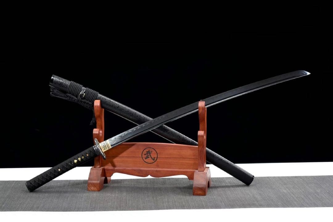黒翼 刀装具 日本刀 武具 鑑賞刀 居合刀 模造刀 舞踊刀