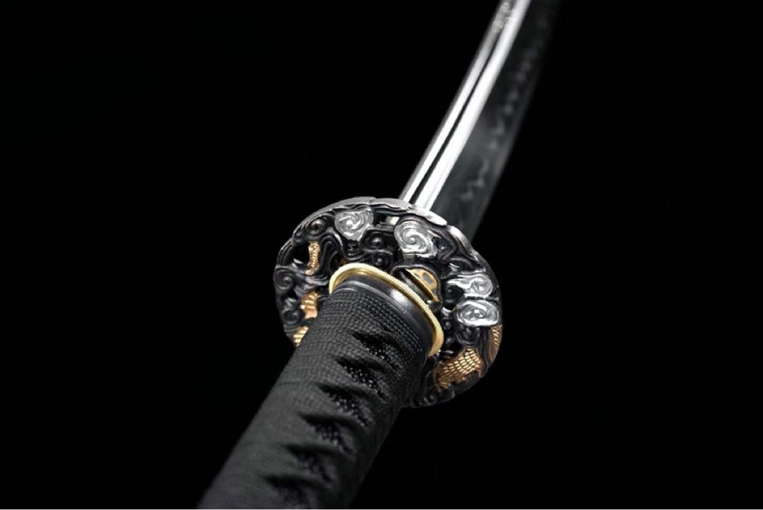 黒翼 刀装具 日本刀 武具 鑑賞刀 居合刀 模造刀 舞踊刀