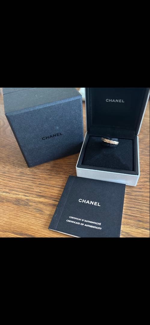 CHANEL シャネル マトラッセ リング K18 ゴールド 正規品