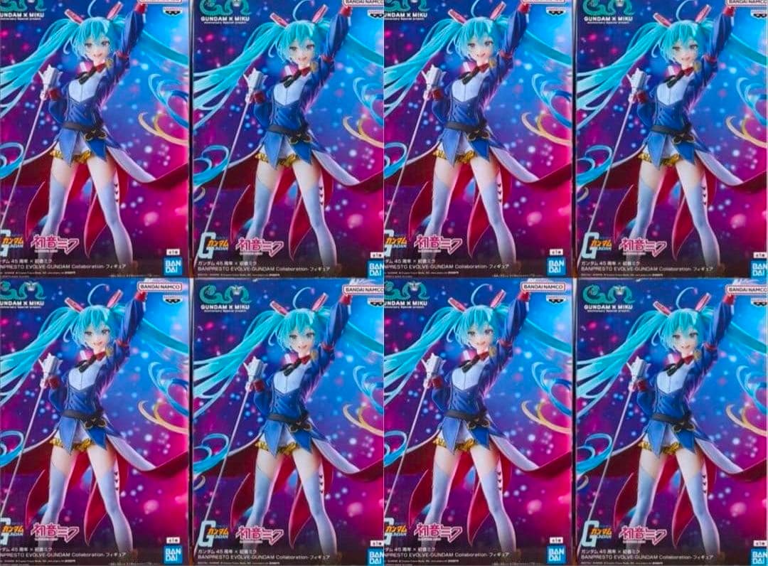 ガンダム45周年×初音ミク コラボフィギュア 8個セット⑧