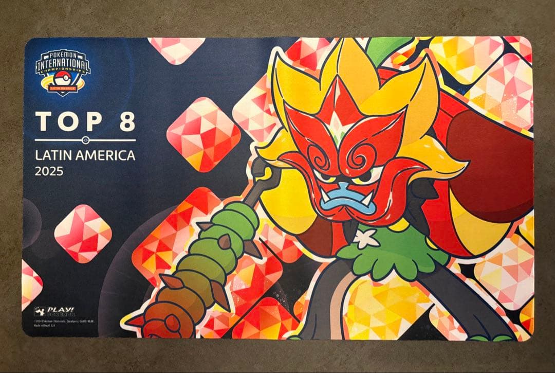 激レア LAIC 2025 TOP8 オーガポン 公式 プレイマット