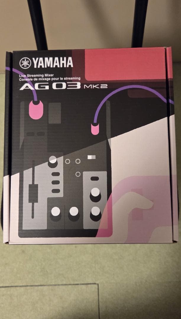 【中古品】YAMAHA AG03MK2 ブラック オーディオインターフェイス