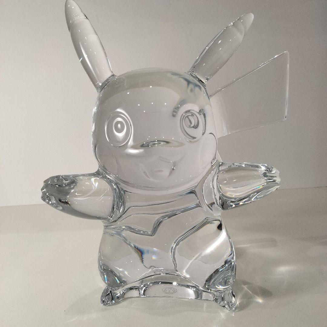 w370 Baccarat バカラ ポケモン ピカチュウ クリスタル 置物　G
