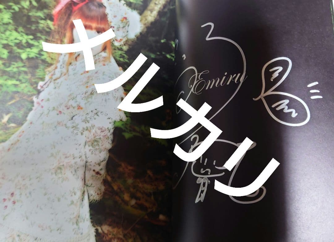 LAREINE パンフレット コメントサイン入り KAMIJO