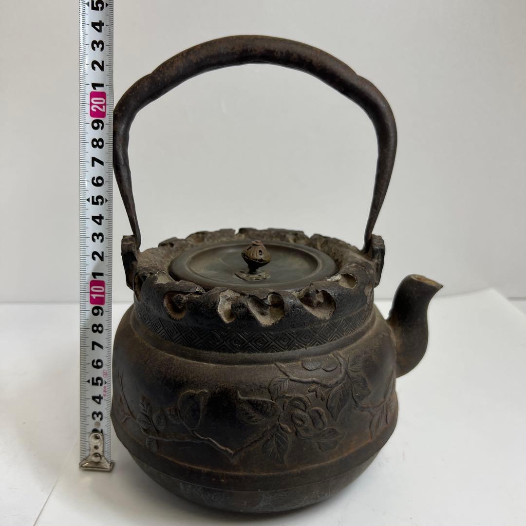 専用　金龍堂角印(側部・底面龍文堂蓋鉄瓶2451gトコサオ東な8-0106☆2F
