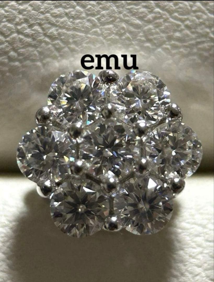 はなはなちゃん専用 / 最高級モアサナイトピアス，リング2点お纏め