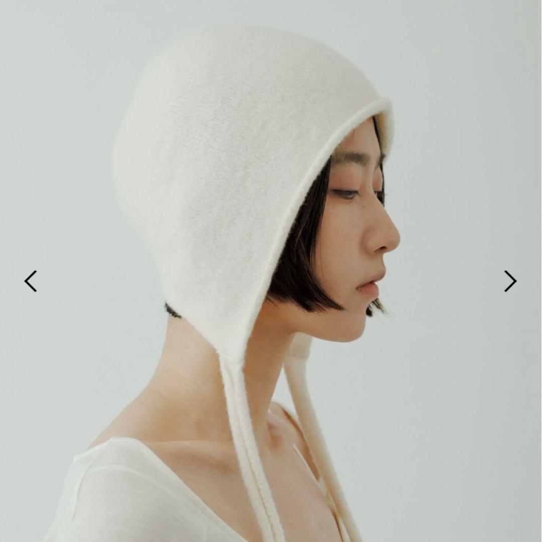 yo biotop cashmere knit deep cap ヨービオトープ