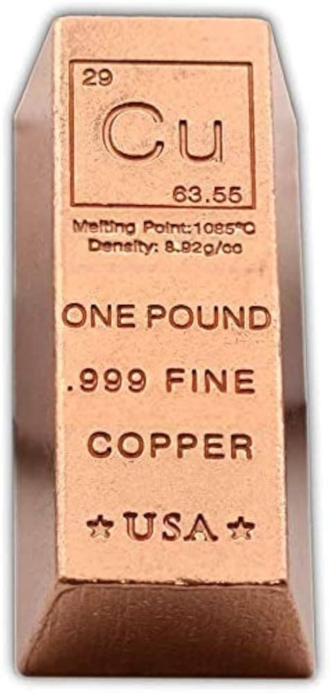 .999ファイン銅 1ポンド バー アメリカ製
