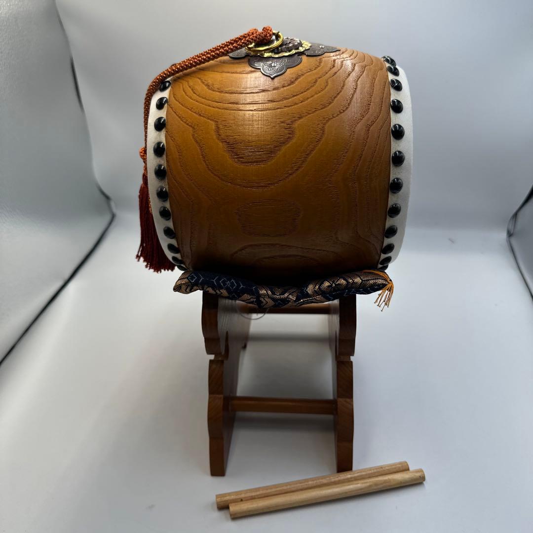 小型和太鼓 バチ付き 伝統的デザイン