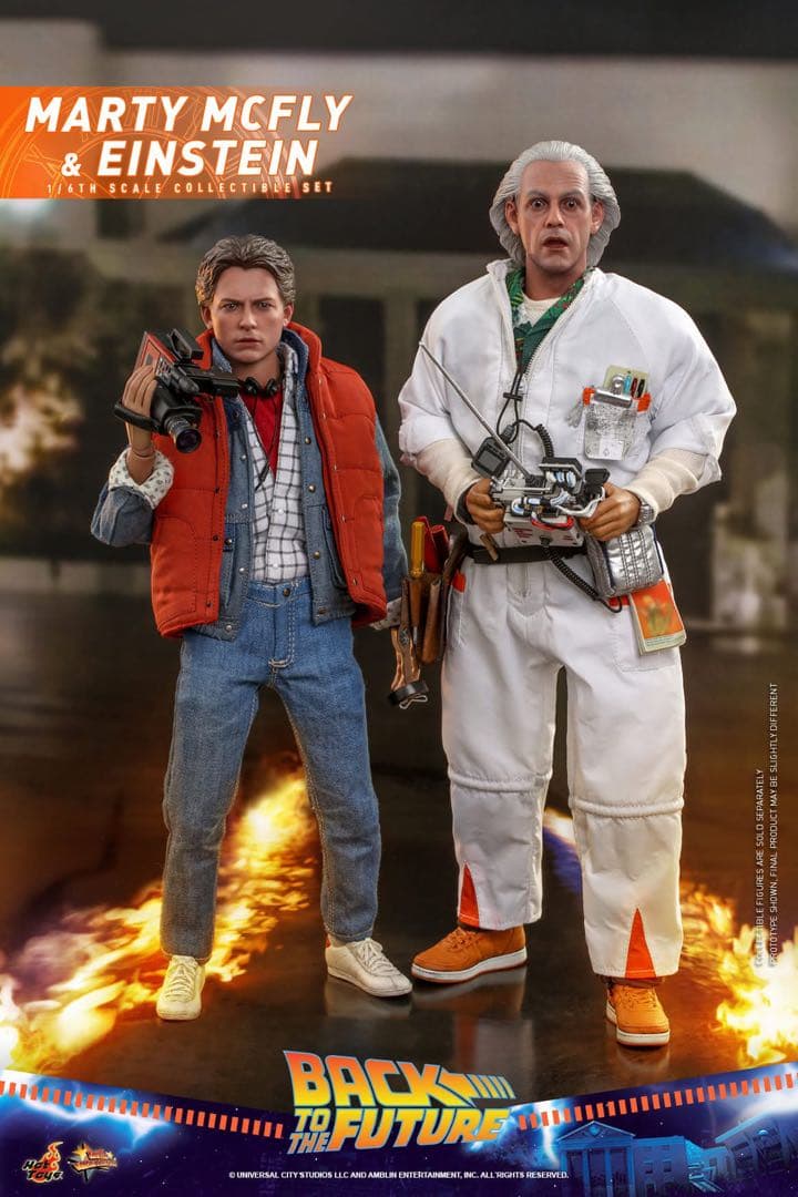 マーティ&アインシュタイン フィギュア ホットトイズ 新品 未開封