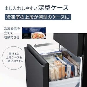 【2025年製】パナソニック 180L 2ドア 冷蔵庫（マットブラック)