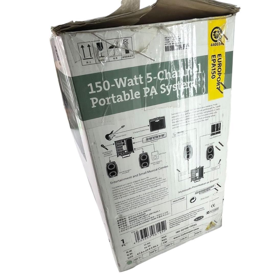 【美品】ベリンガー EPA150 ウルトラコンパクトPAシステム