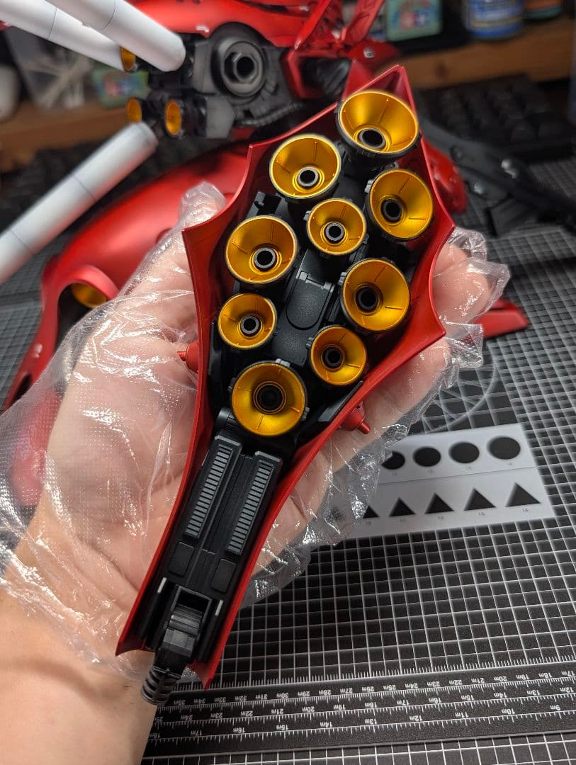 HGナイチンゲール　全塗装完成品　マッドキャンディ塗装