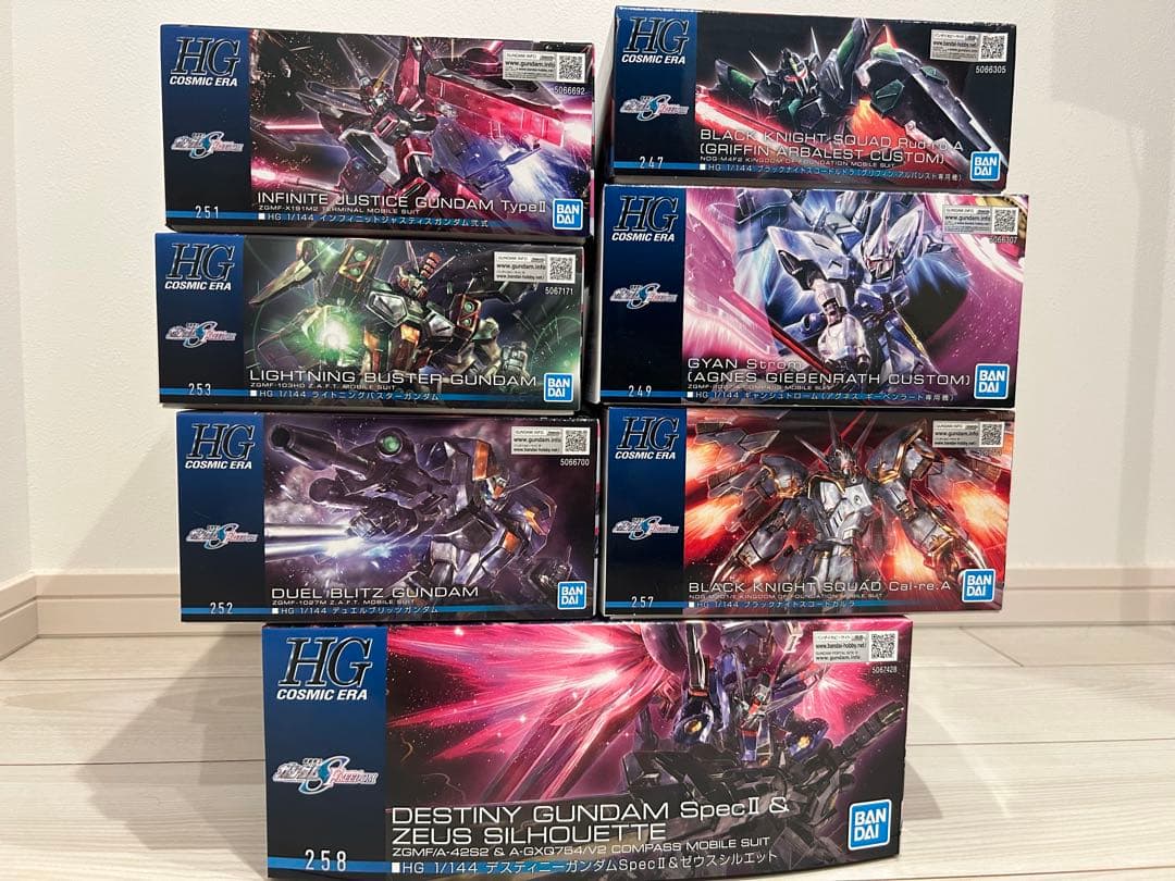 機動戦士ガンダムSEED FREEDOM プラモデル7種類セット